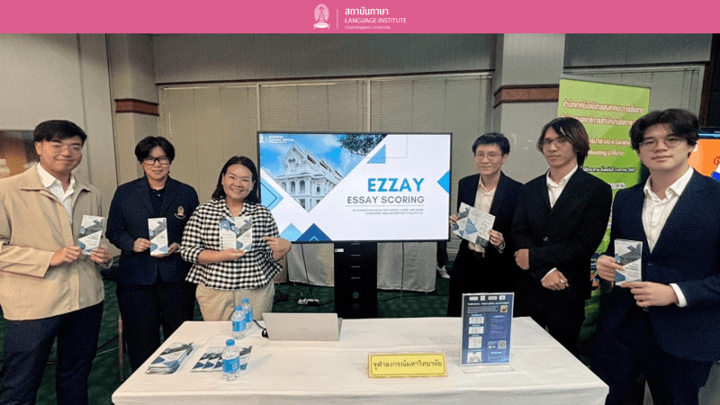 Ezzay team presenting at the AI for Smart Admincourt roadshow, Administrative Court of Thailand